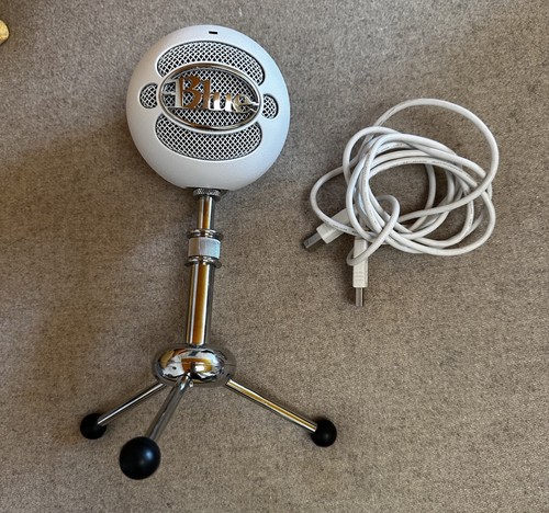 Blaues snowball usb mikrofon - snowball,