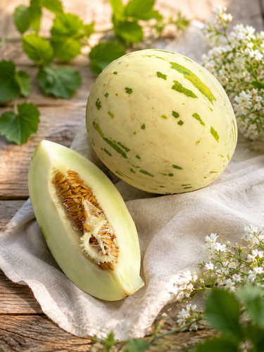 10x honigmelone snowball samen - 10x,